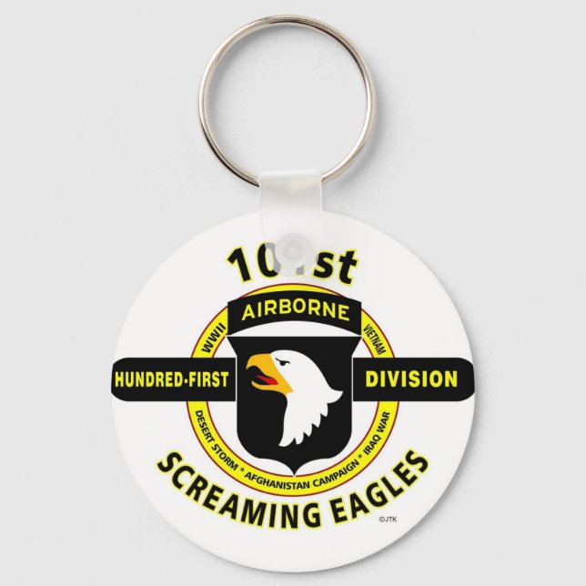 PORTE-CLÉS 101ST AIRBORNE DIVISION "SCREAMING EAGLES" (Recto)