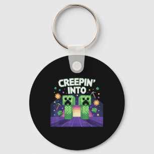 Porte-clés 11e Anniversaire Gamer Pixel Creepin’ In 11 Vidéo 