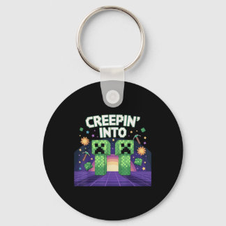 Porte-clés 11e Anniversaire Gamer Pixel Creepin’ In 11 Vidéo 