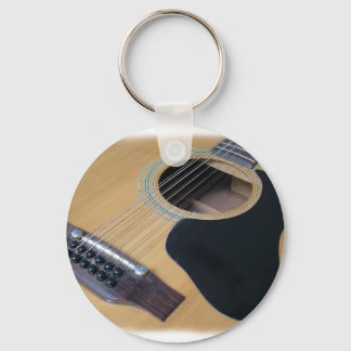 Porte-clés 12 cordes de guitare acoustique