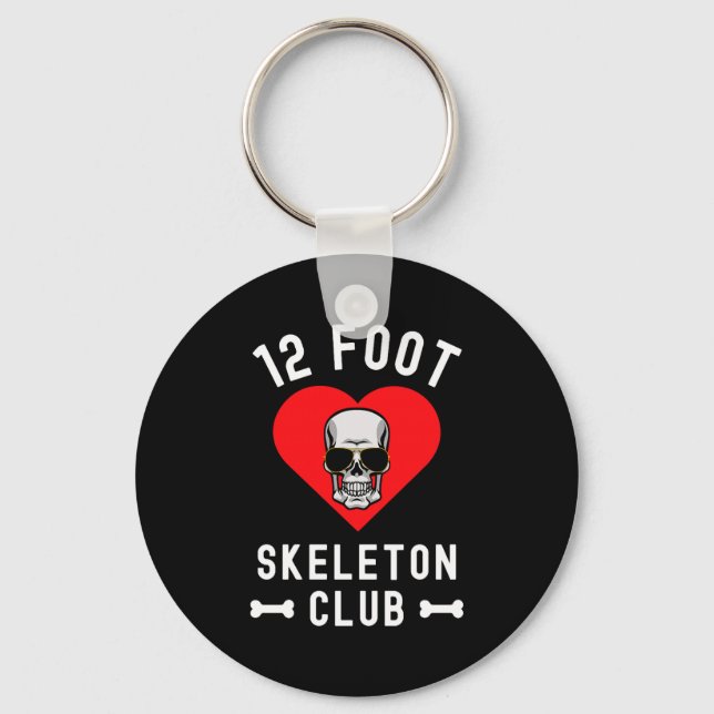 Porte-clés 12 Foot Skeleton Club Giant Skelly Gles Valentine' (Recto)
