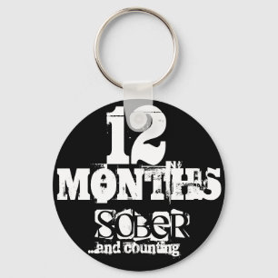 Porte-clés 12 Months Sobriety