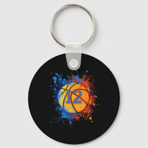 Porte-clés 12 Years Old 12 Birthday Basketball Poison For Boy