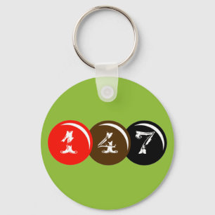 Porte-clés 147 balles de snooker