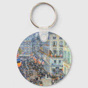 Porte-clés 14 juillet, rue Daunou par Childe Hassam