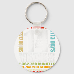 Porte-clés 14e anniversaire 14 ans Garçons Filles Enfants Êtr