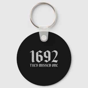 Porte-clés 1692 manqué une sorcière drôle d'Halloween humour