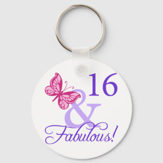 Porte-clés 16 Et Fabuleux anniversaire
