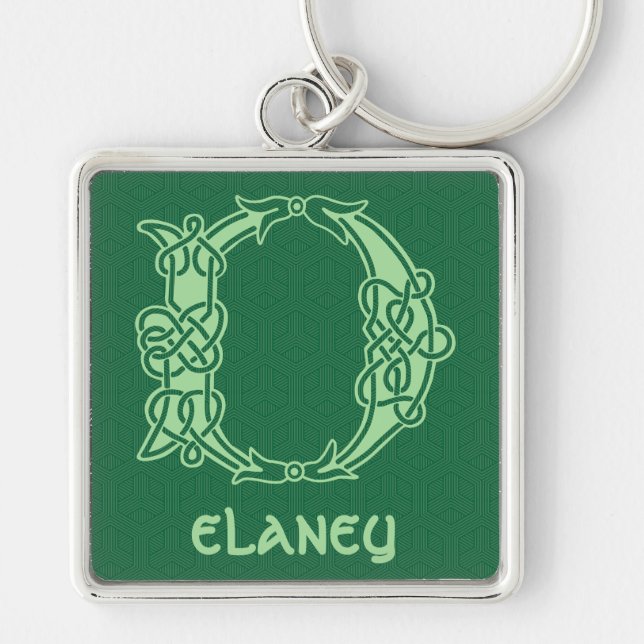 Porte-clés 16e siècle Celtic Knot Capitale décorative D (Devant)