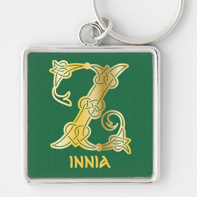 Porte-clés 16e siècle Celtic Knot Capitale décorative Z (Devant)