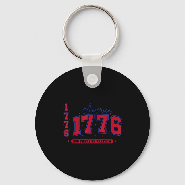 Porte-clés 1776 Amérique 250 Ans de Liberté (Recto)