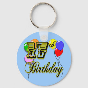 Porte-clés 17ème Marchandises d'anniversaire