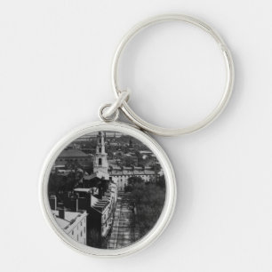 Porte-clés 1859 : Une vue de Boston de la Chambre d'état