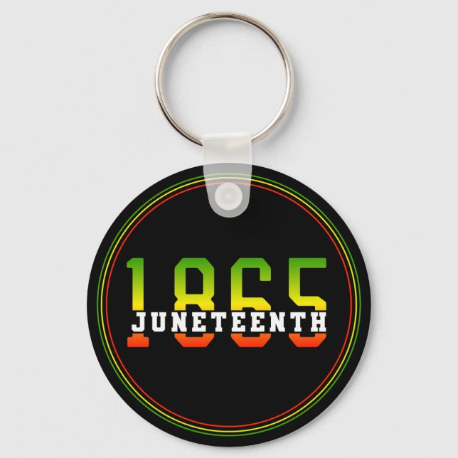 Porte-clés 1865, 1865, fête de la liberté noire (Recto)