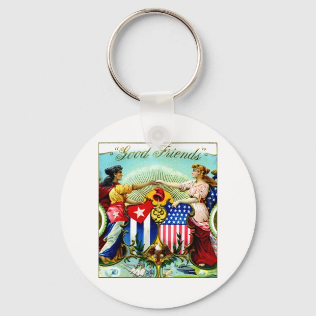 Porte-clés 1898 Bons amis Cigars (Recto)