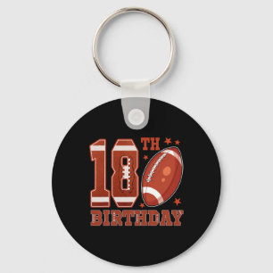 Porte-clés 18e anniversaire Football Thème 18 ans Naissance d