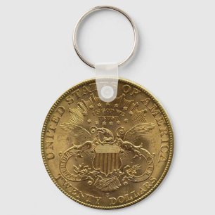 Porte-clés 1904 Twenty Dollar Coin, back (tails) or $20