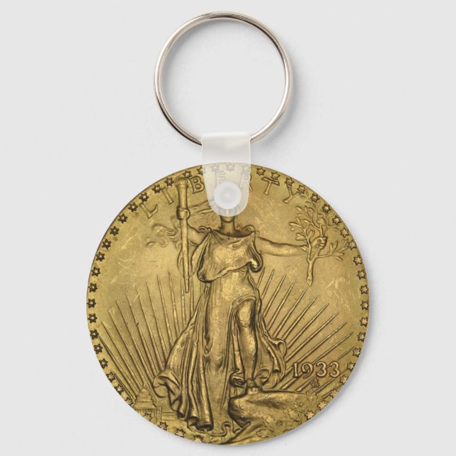 Porte-clés 1933 Double Eagle Gold Coin (Recto)