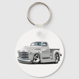 Porte-clés 1950-52 Chevy White Truck