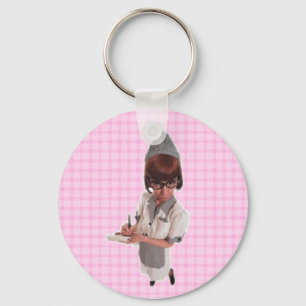 Porte-clés 1950 Retro Diner Gal Keychain