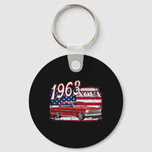 Porte-clés 1963 63 Nova 2 4 juillet Américain