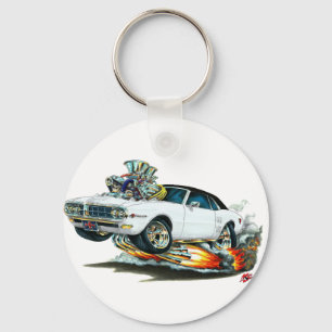 Porte-clés 1967-68 Firebird White-Black Top