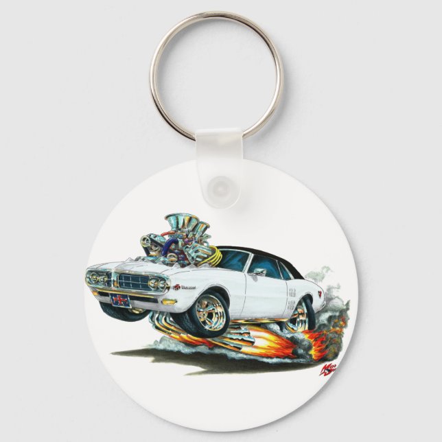 Porte-clés 1967-68 Firebird White-Black Top (Recto)
