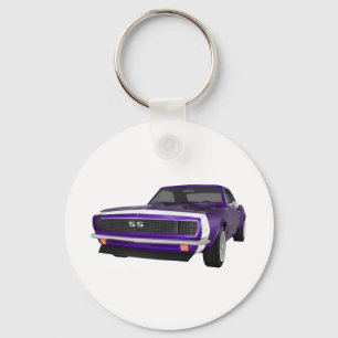 Porte-clés 1967 Camaro SS: Fin violette : Modèle 3D: