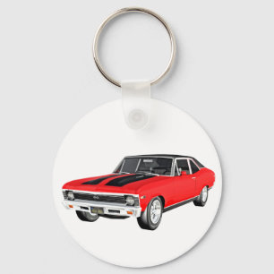 Porte-clés 1968 Red Muscle Car