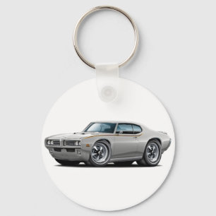 Porte-clés 1969 GTO Juge Silver Car