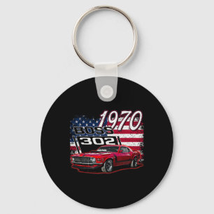 Porte-clés 1970 70 Boss 302 4 juillet American