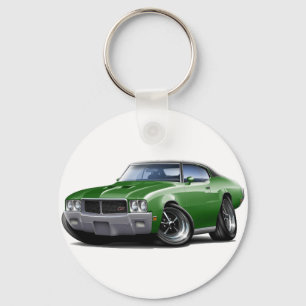 Porte-clés 1970-72 Buick GS Green Black Top Car