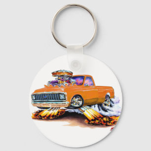 Porte-clés 1970-72 Chevy C10 Orange Longbed