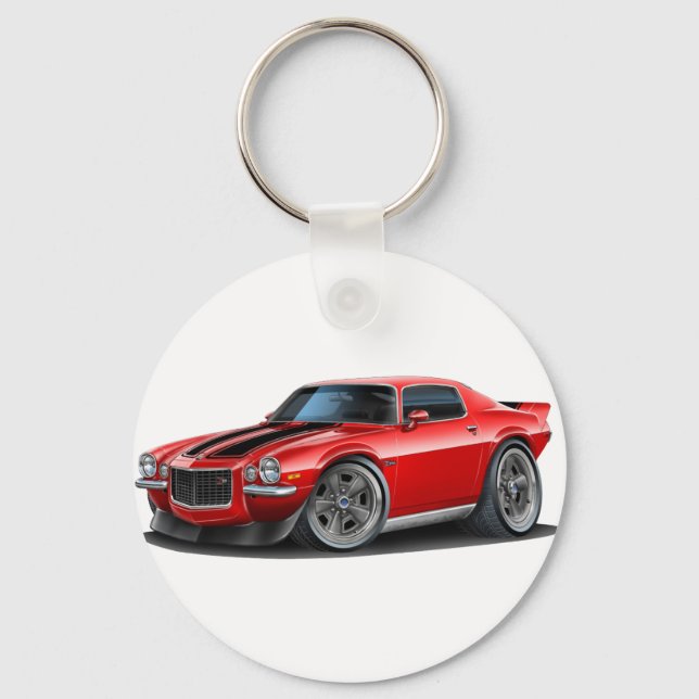 Porte-clés 1970-73 Camaro Red/Blk (Recto)