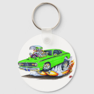 Porte-clés 1970-74 Plymouth Duster Lime Car