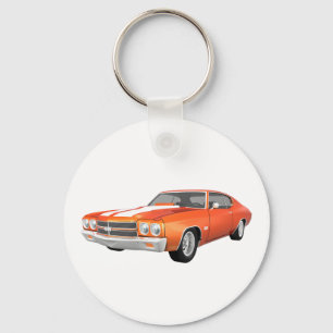 Porte-clés 1970 Chevelle SS : Orange Finish :