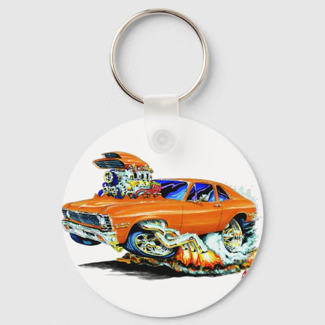 Porte-clés 1971-74 Nova Orange Car (Recto)