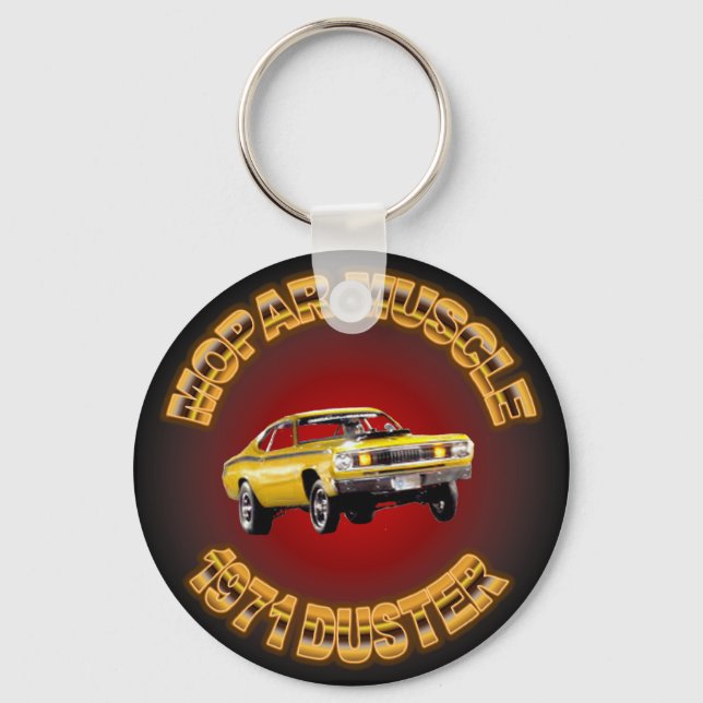 Porte-clés 1971 Plymouth Duster Keychain. (Recto)
