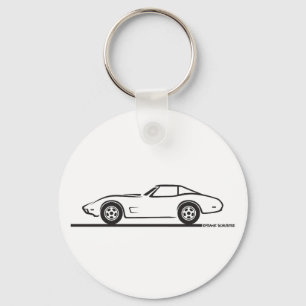 Porte-clés 1974 1975 1976 1978 Chevrolet Corvette Hard Top T