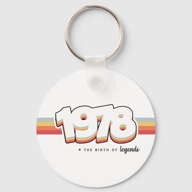 Porte-clés 1978 La naissance des légendes (Recto)