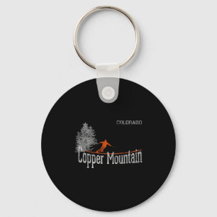 Porte-clés 1980 Style Copper Mountain Colorado Skin Vintage