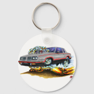 Porte-clés 1984-88 Hurst Olds Gray-Black Car