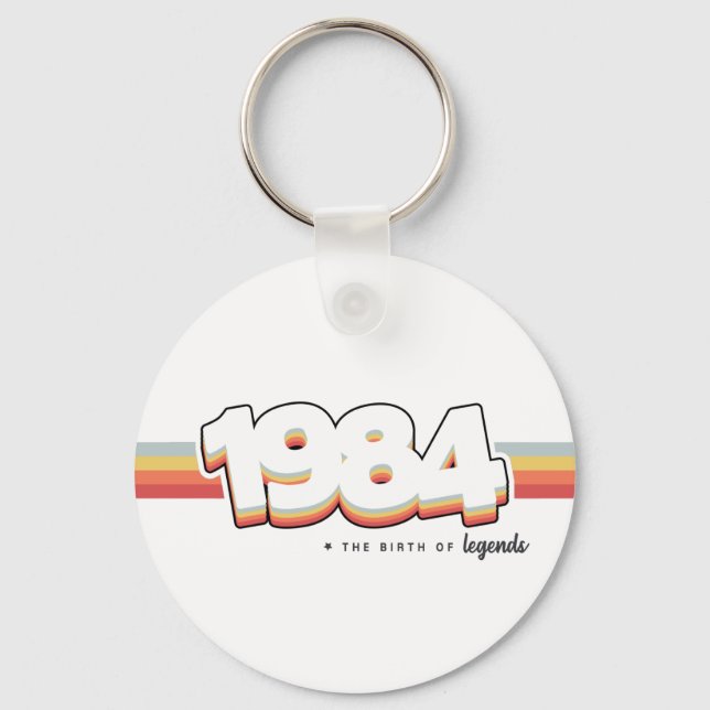 Porte-clés 1984 La naissance des légendes (Recto)