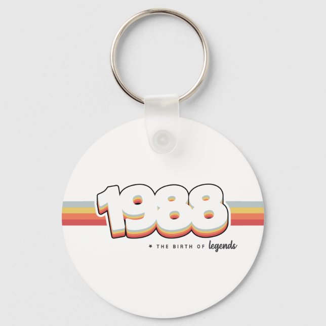 Porte-clés 1988 La naissance des légendes (Recto)