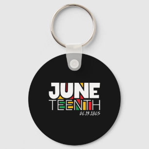 Porte-clés 19 juin 1865 Fier Journée de la liberté noire