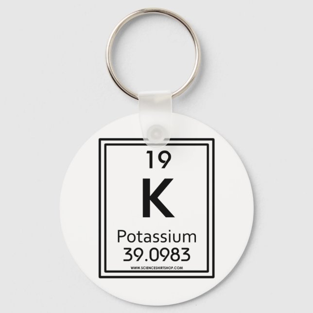 Porte-clés 19 Potassium (Recto)