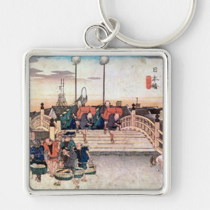 Porte-clés 1. 日本橋, 広重 Nihonbashi, Hiroshige, Ukiyo-e