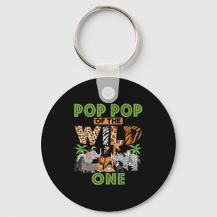 Porte-clés 1er anniversaire Zoo Safari Jungle Pop Pop de la f