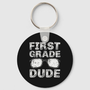 Porte-clés 1ère Année Dude Premier Jour De L'École Cadeau Ret