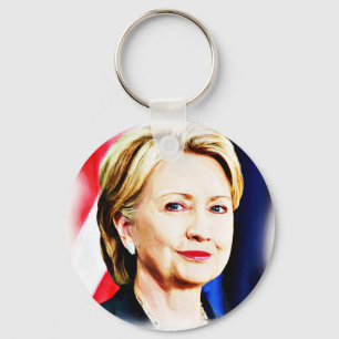 Porte-clés 1ère femme présidente Hillary Clinton 2016_